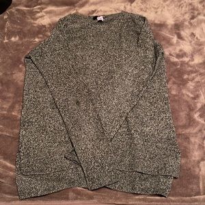 Aqua grey cashmere sweater